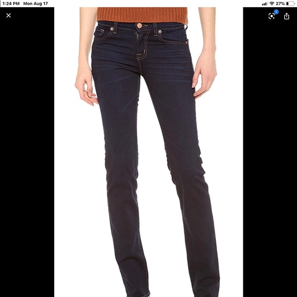 J Brand Cigarette Leg Style - Dark Wash - Picture 1 of 9